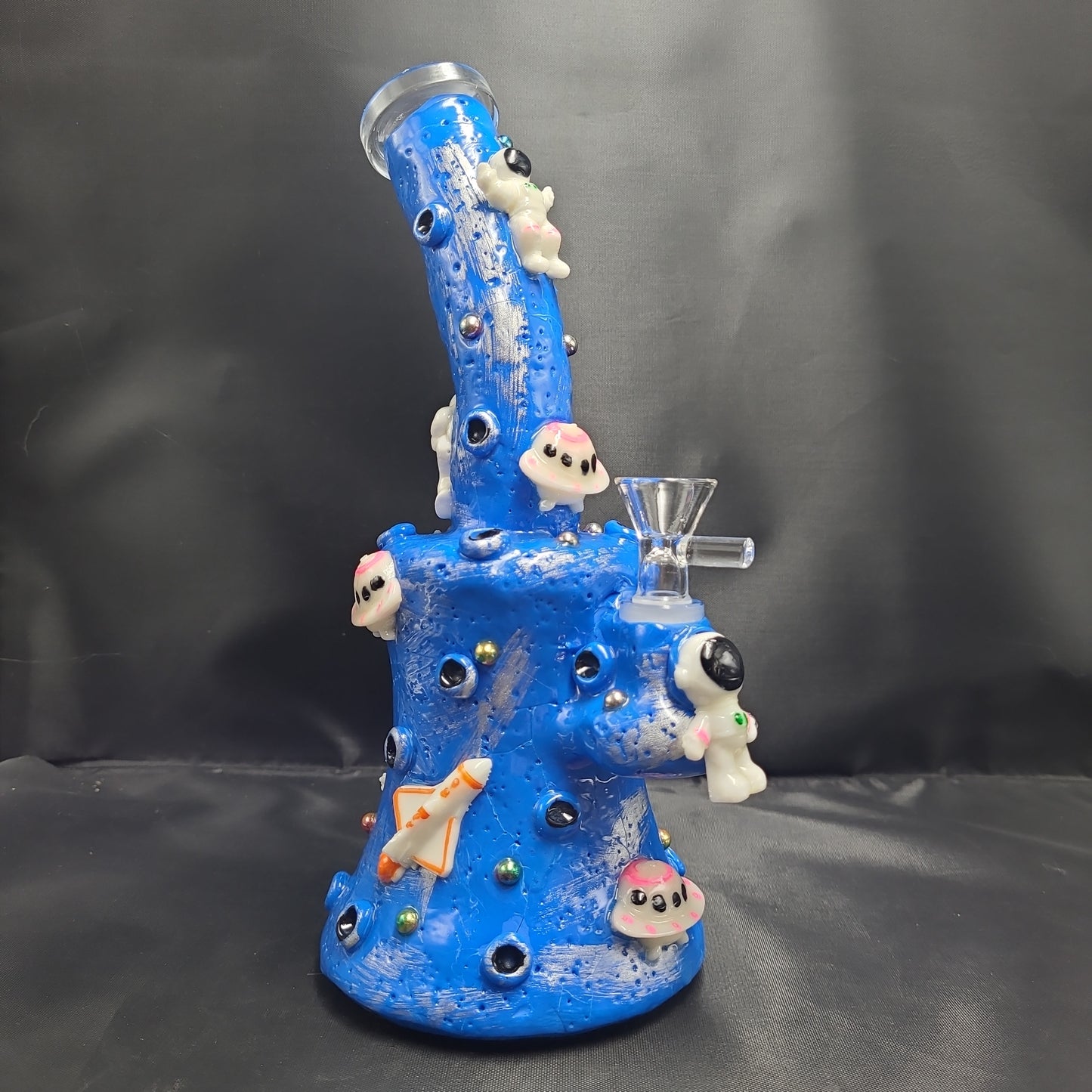 9" 3D Astronaut Galaxy waterpipe