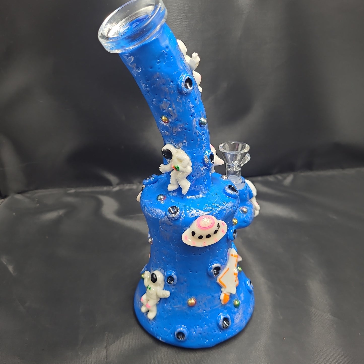 9" 3D Astronaut Galaxy waterpipe