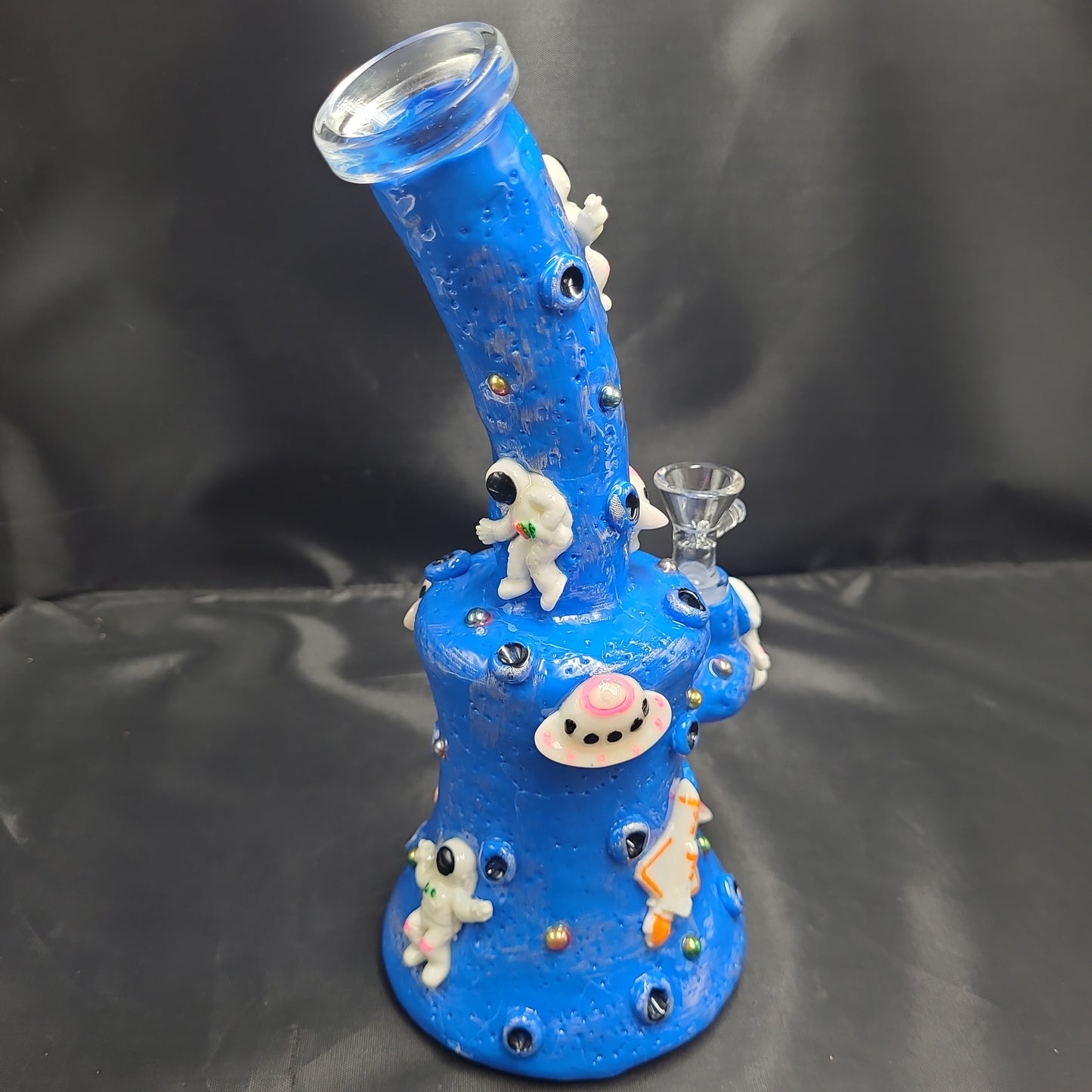 9" 3D Astronaut Galaxy waterpipe