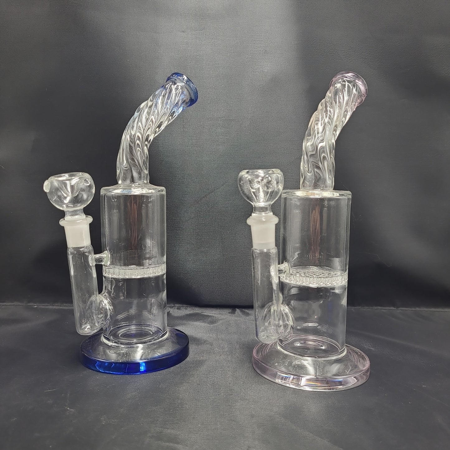 8" Honey Bent Spiral Neck waterpipe