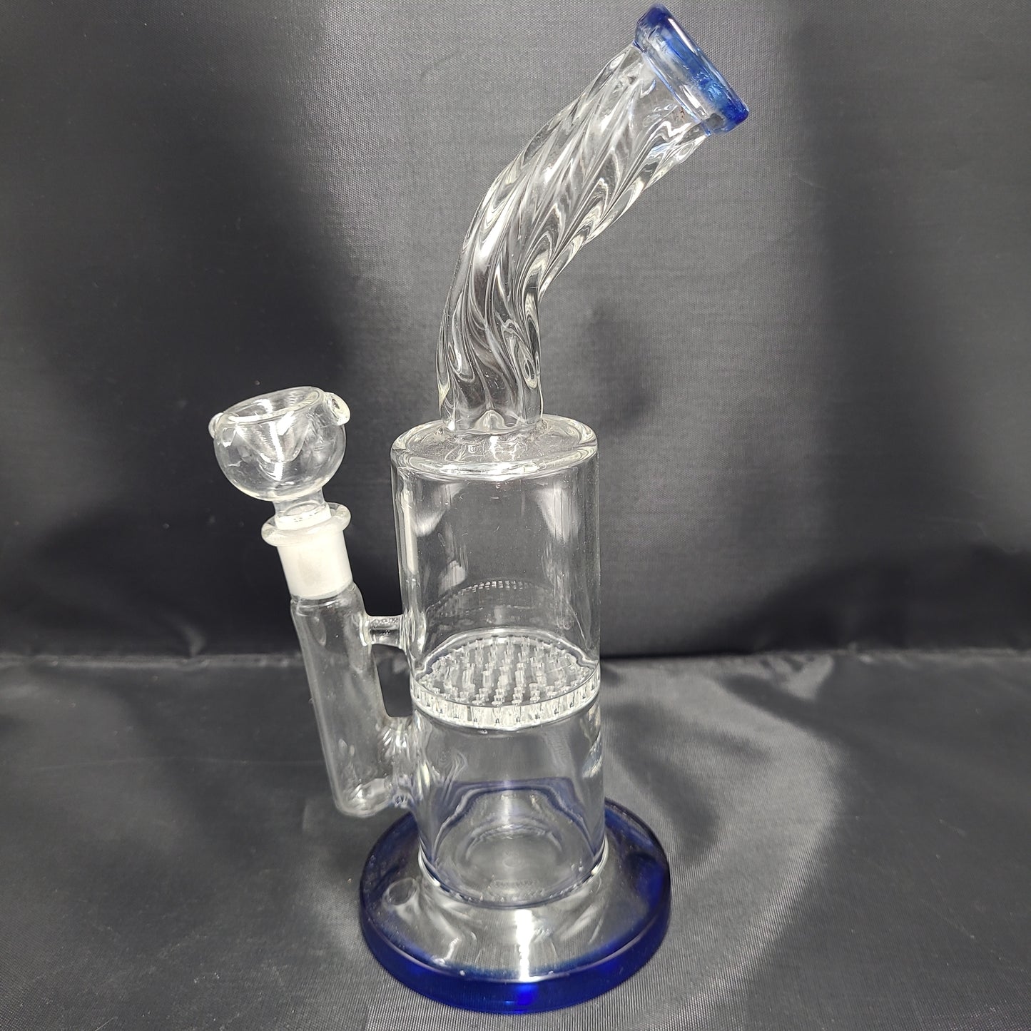 8" Honey Bent Spiral Neck waterpipe