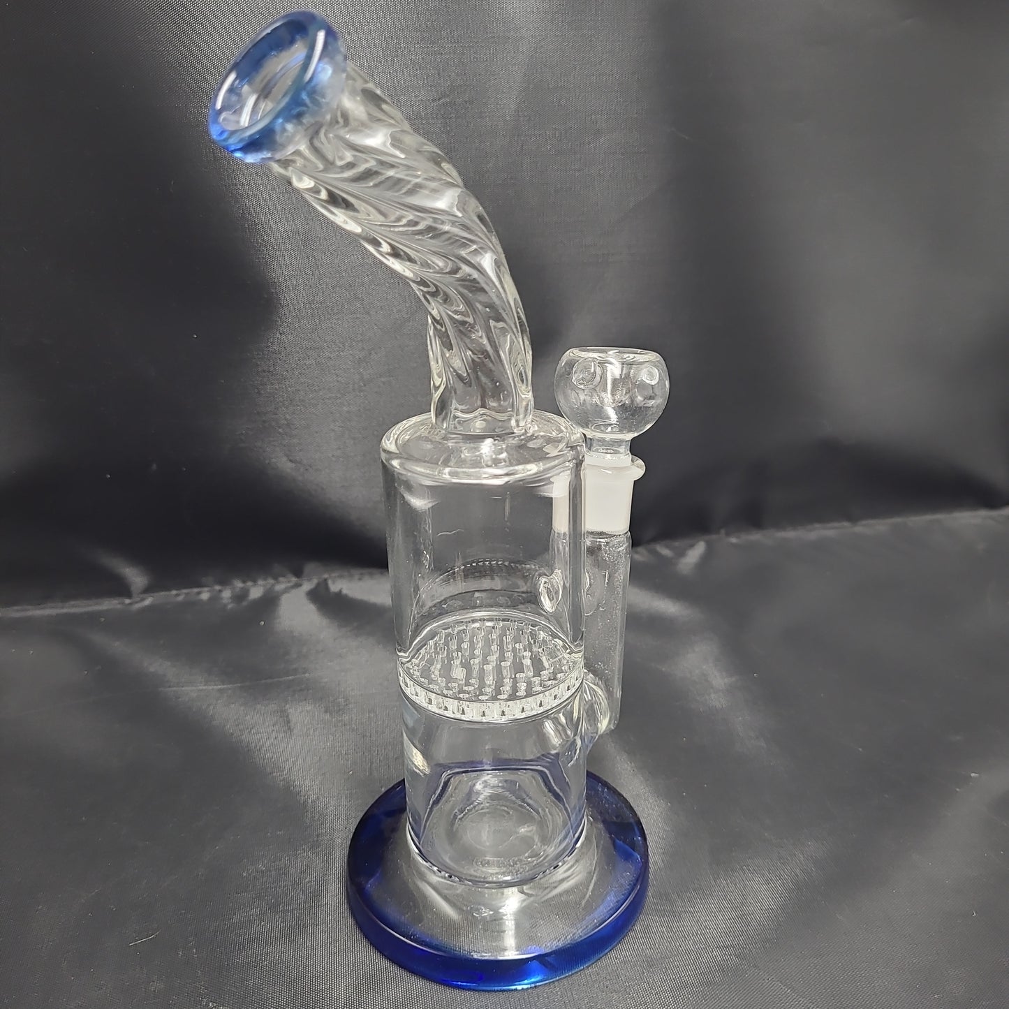 8" Honey Bent Spiral Neck waterpipe