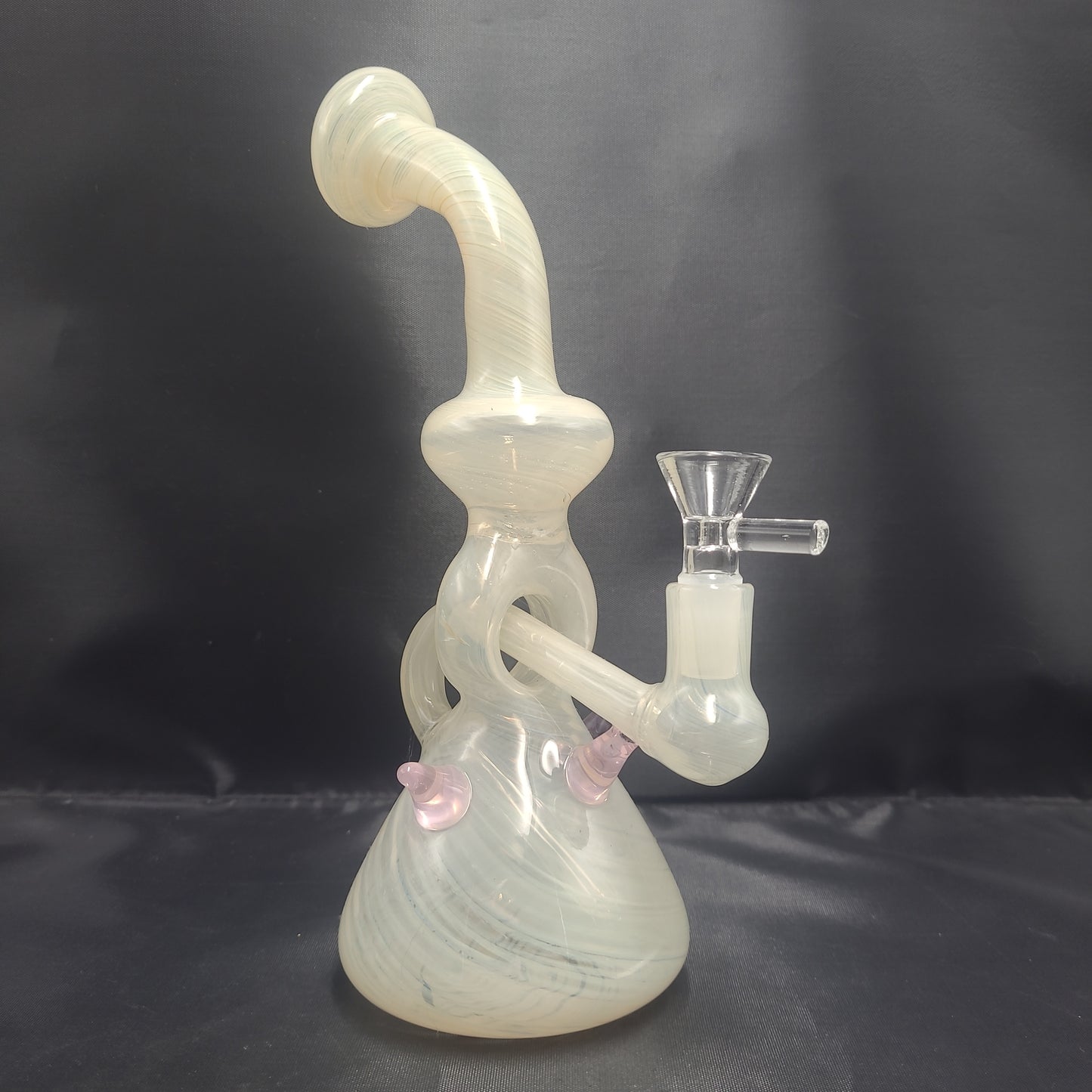 8" Fumed Donut recycler rig
