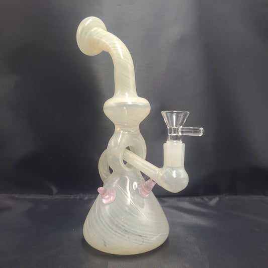 8" Fumed Donut recycler rig