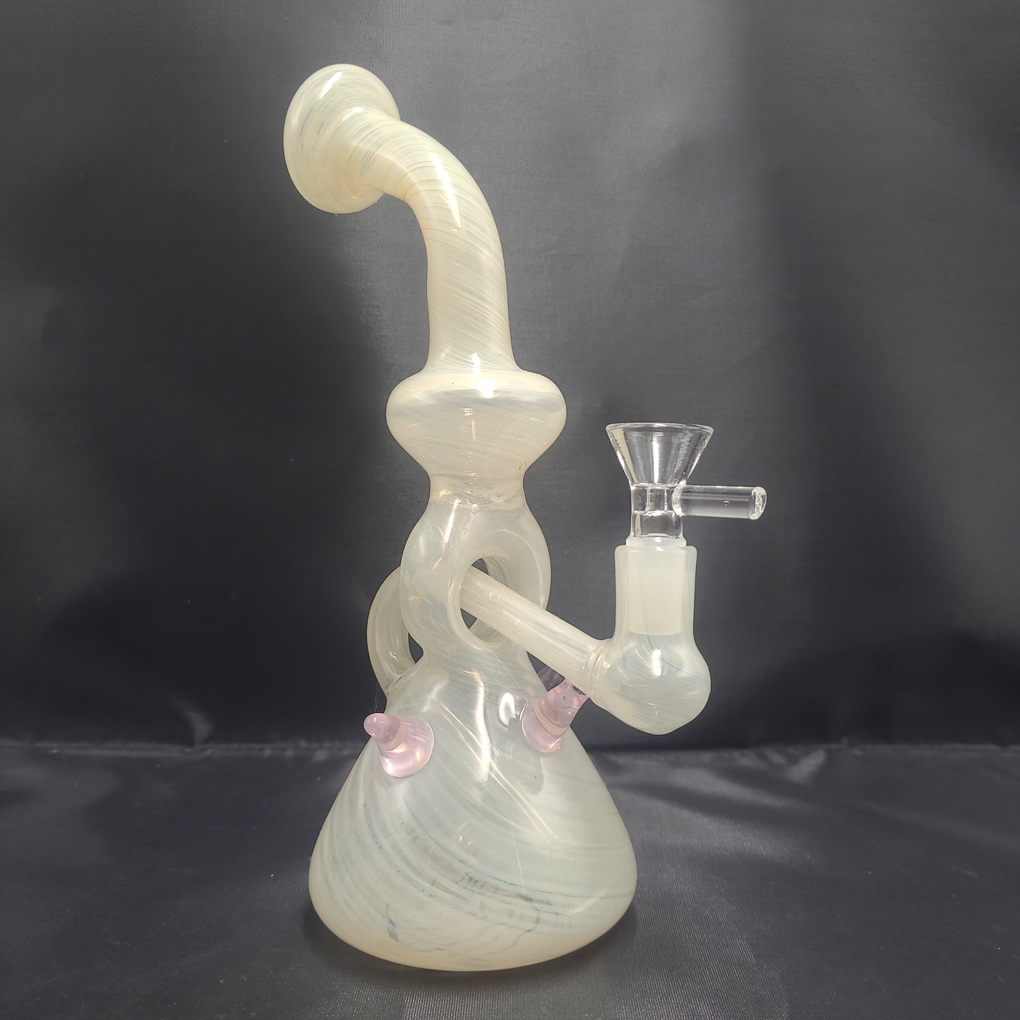 8" Fumed Donut recycler rig