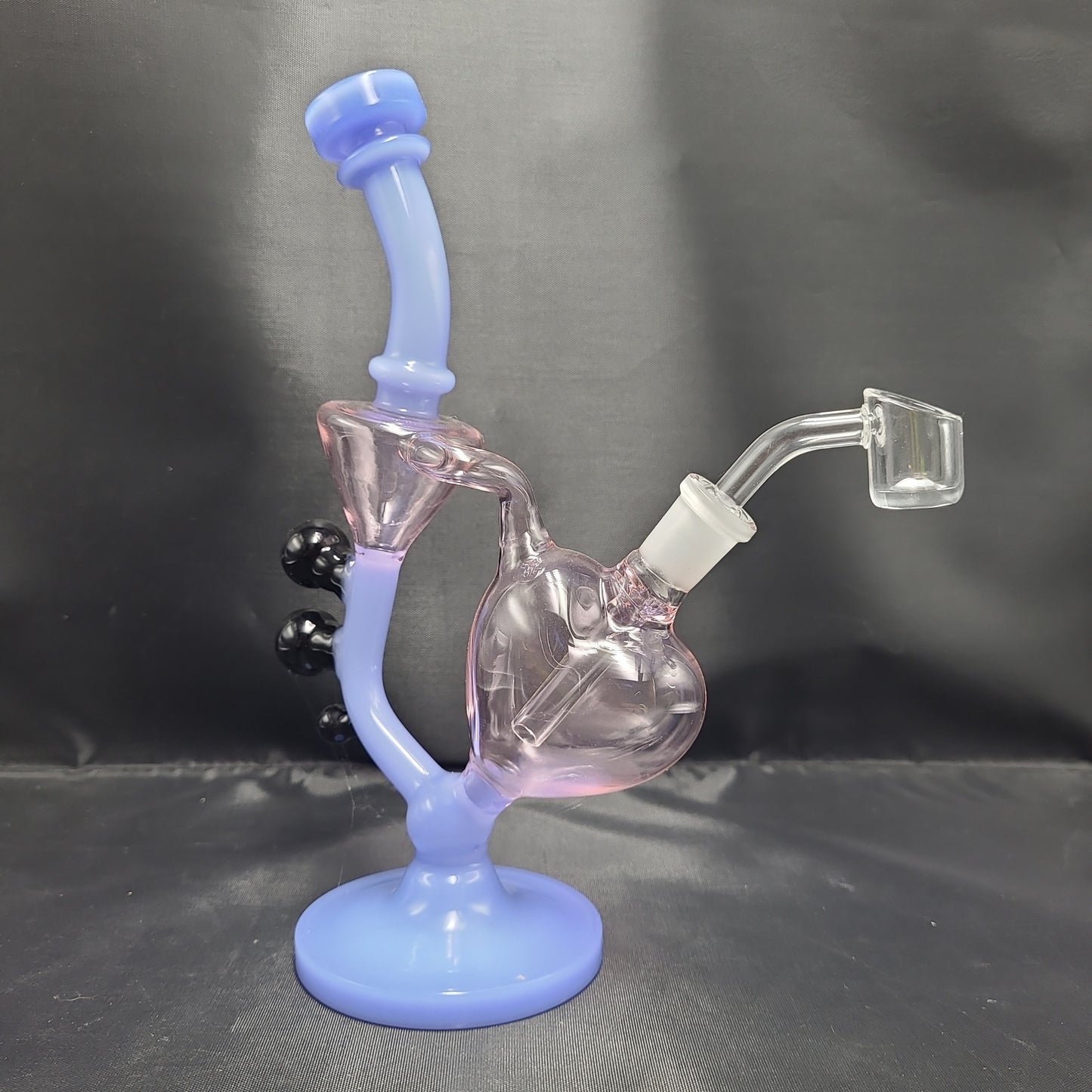 8" Infinite Love Heart Recycler rig