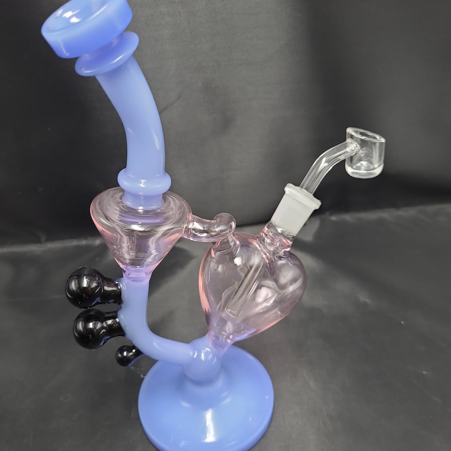 8" Infinite Love Heart Recycler rig