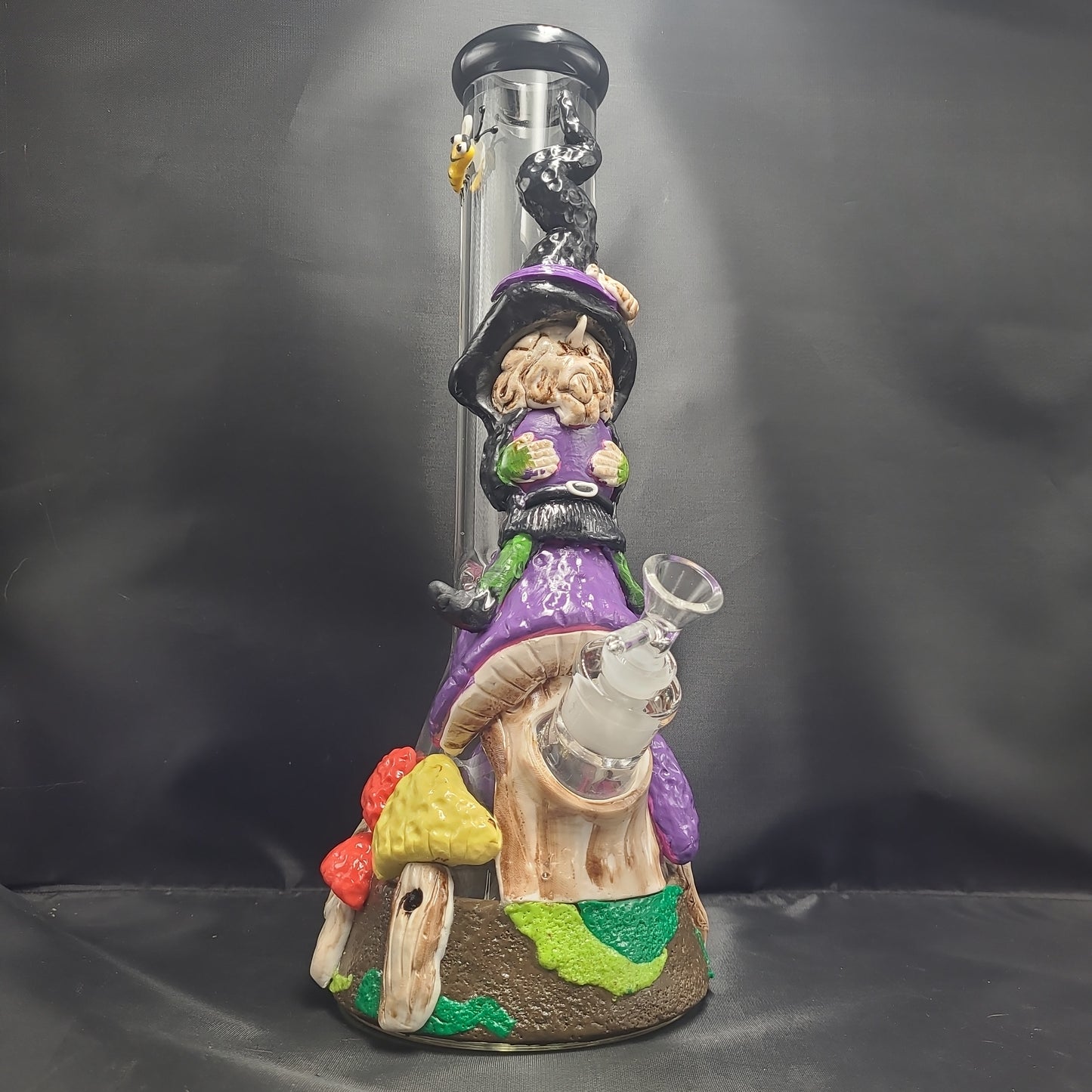 Witch Way 3D Painted Beaker Water Pipe | 14" | 14mm F