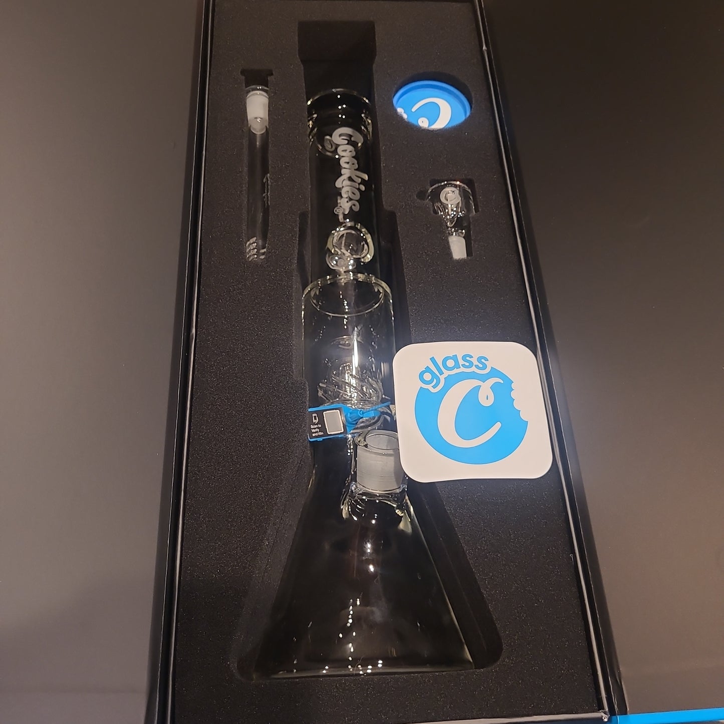 Cookies 2 Da Dome Beaker Glass Water Pipe | 17" | 14mm F