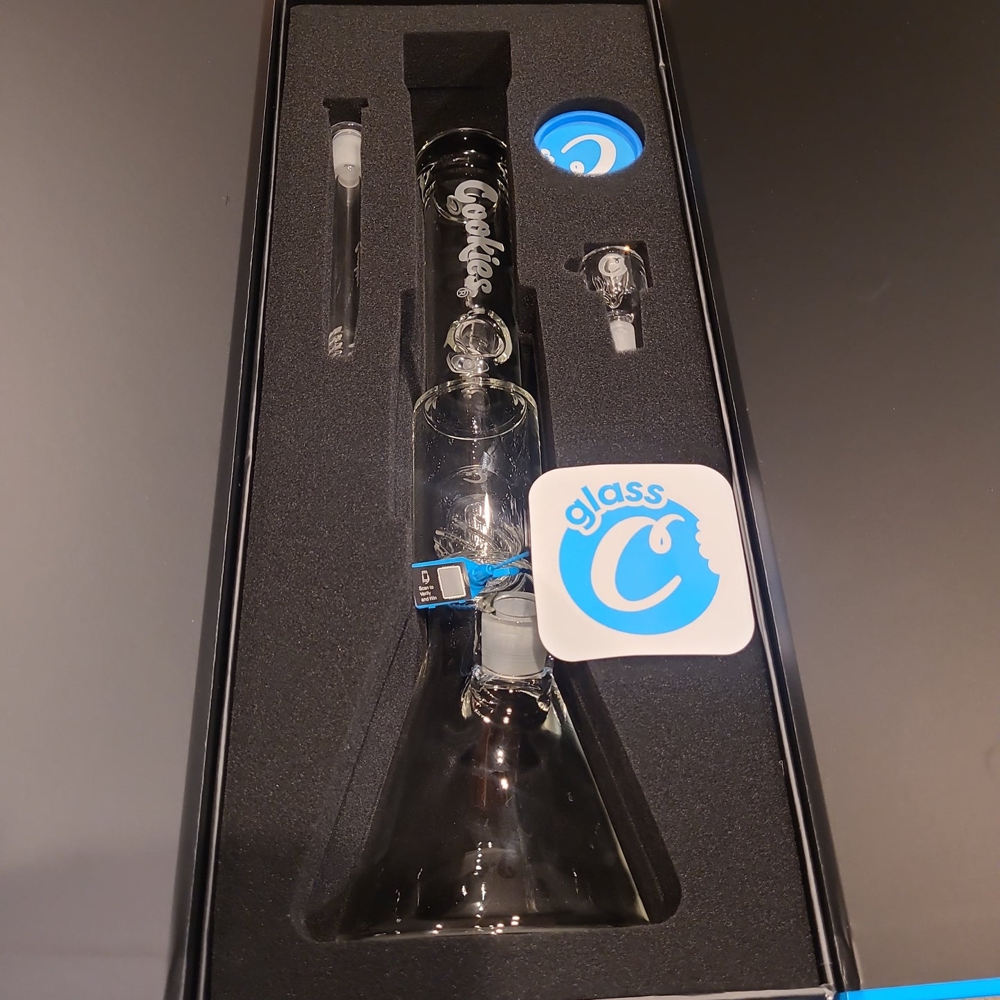 Cookies 2 Da Dome Beaker Glass Water Pipe | 17" | 14mm F