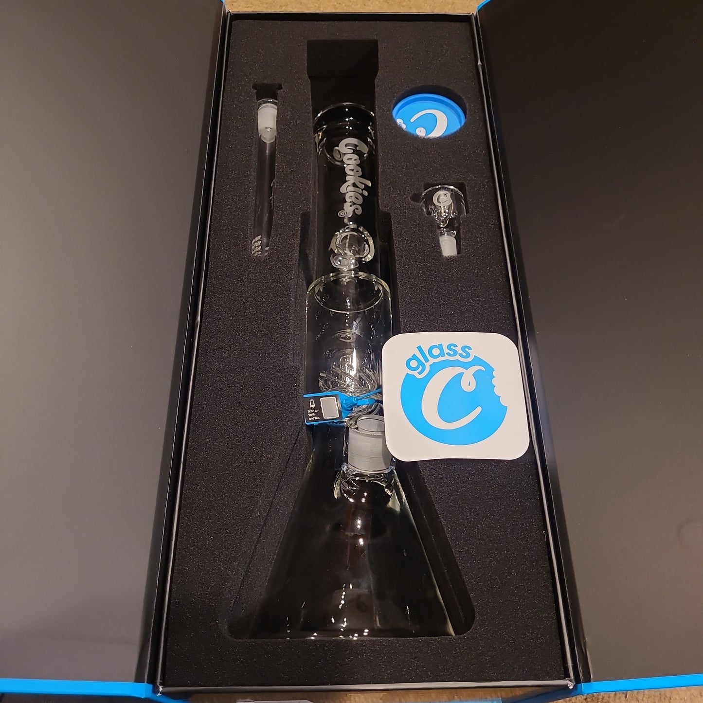 Cookies 2 Da Dome Beaker Glass Water Pipe | 17" | 14mm F