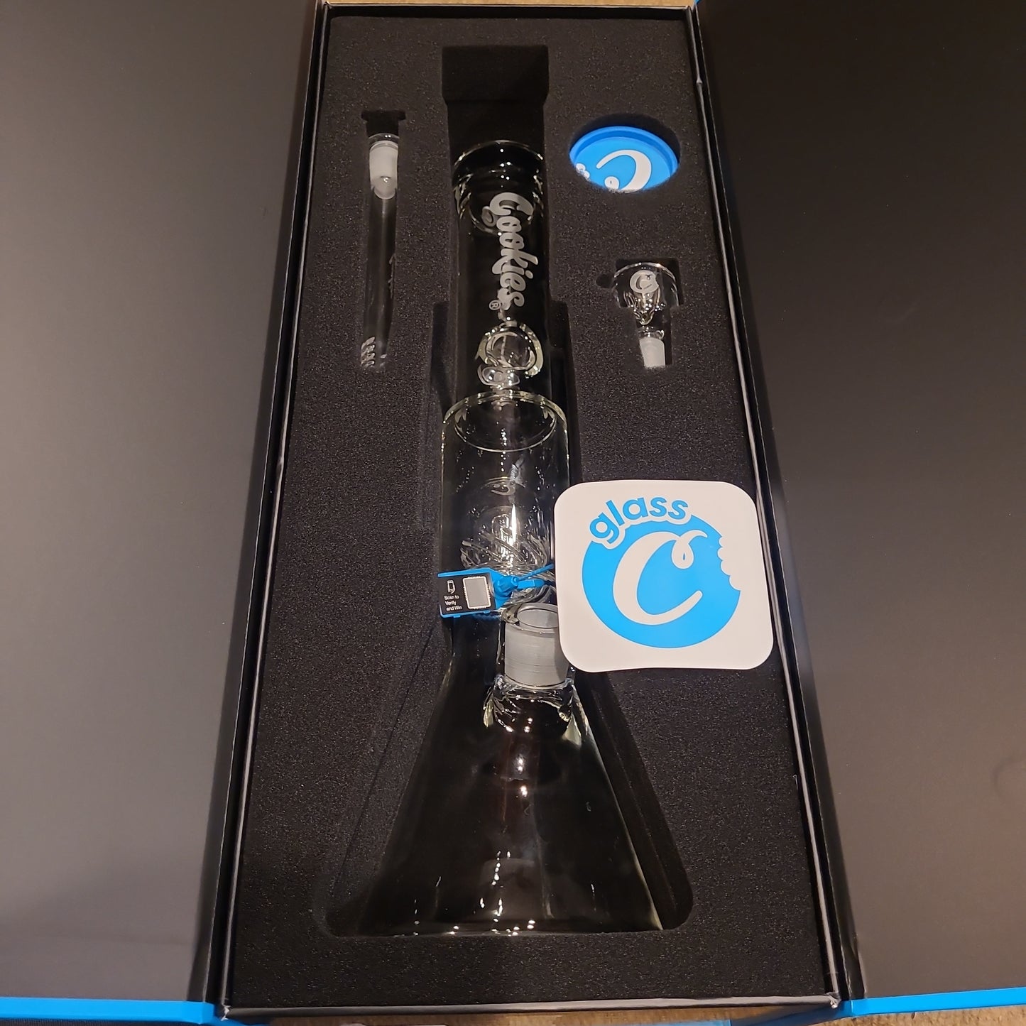 Cookies 2 Da Dome Beaker Glass Water Pipe | 17" | 14mm F