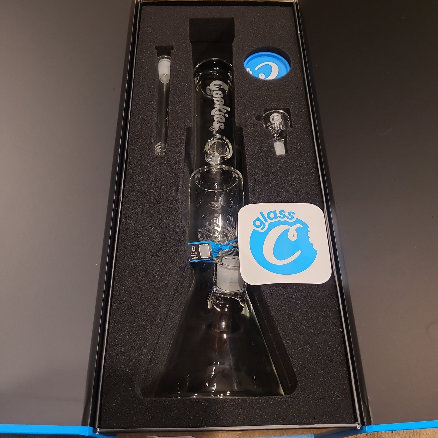 Cookies 2 Da Dome Beaker Glass Water Pipe | 17" | 14mm F