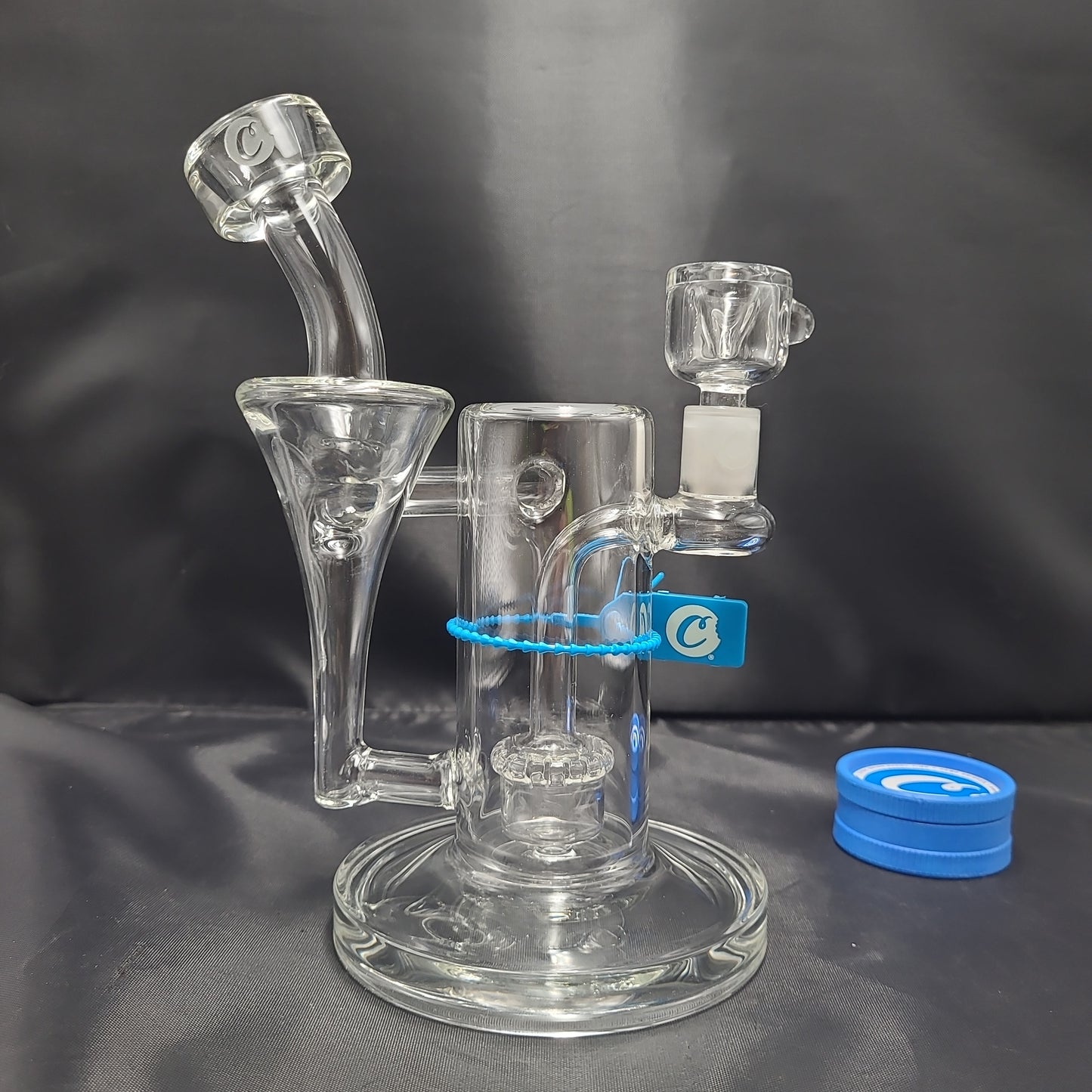 Cookies Recycler Glass Water Pipe | 8.75" | 14mm F