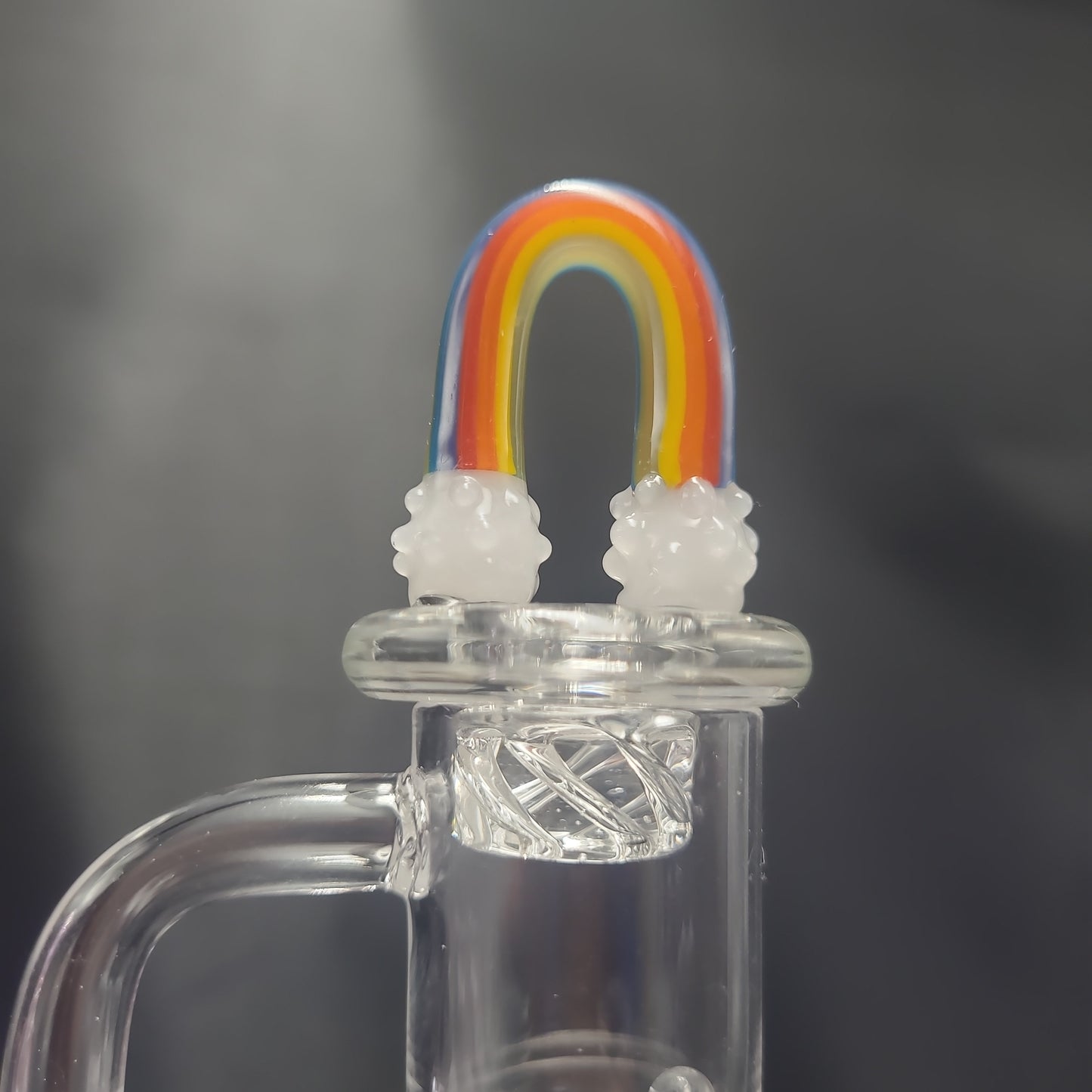 Cloudy Rainbow Spinner Carb Cap