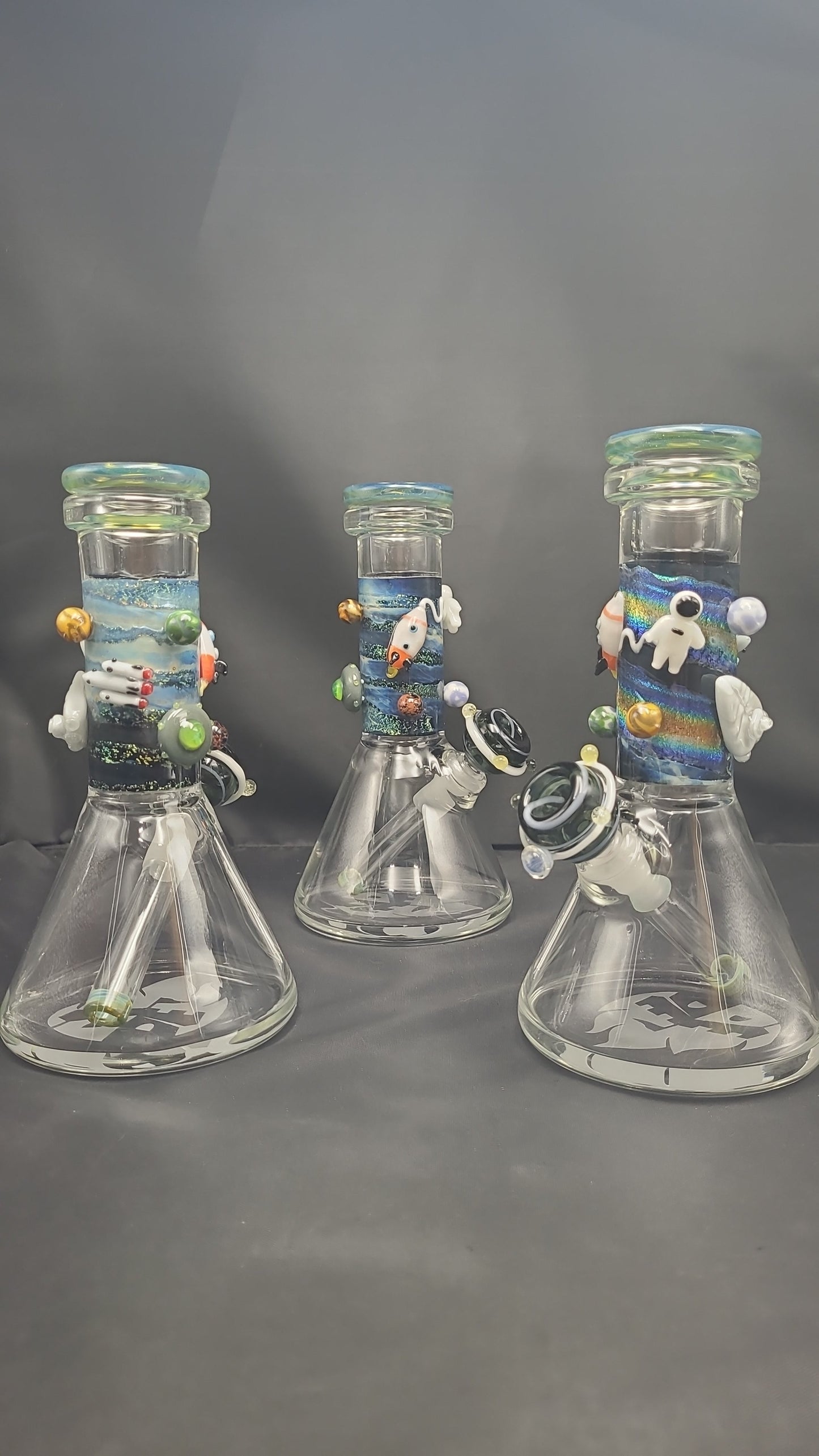 8" Empire Glassworks Baby Beaker Water Pipe