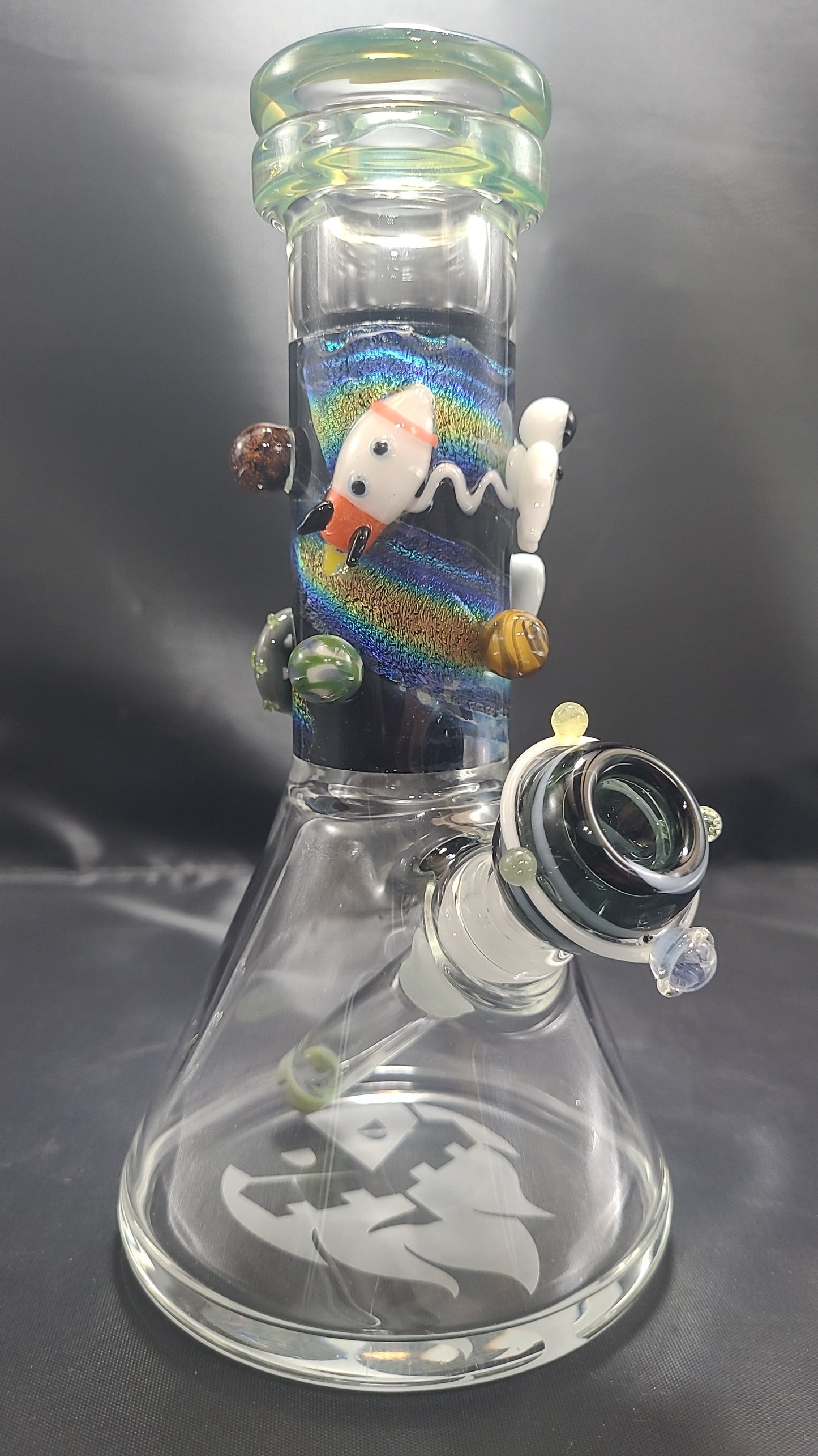 8" Empire Glassworks Baby Beaker Water Pipe