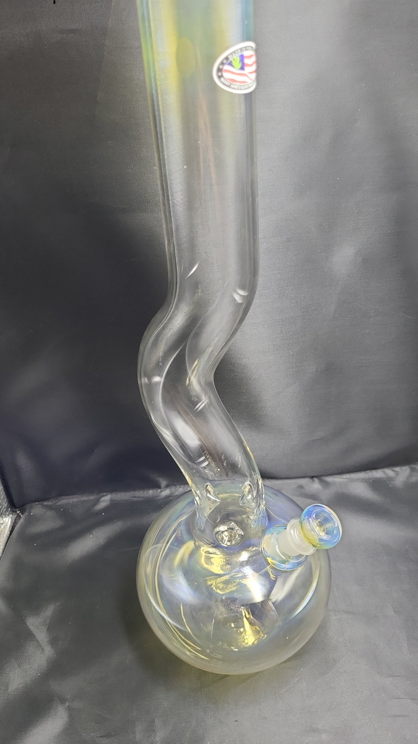 18" Fancy Fumed Zong Bubble Mary Jane Glass