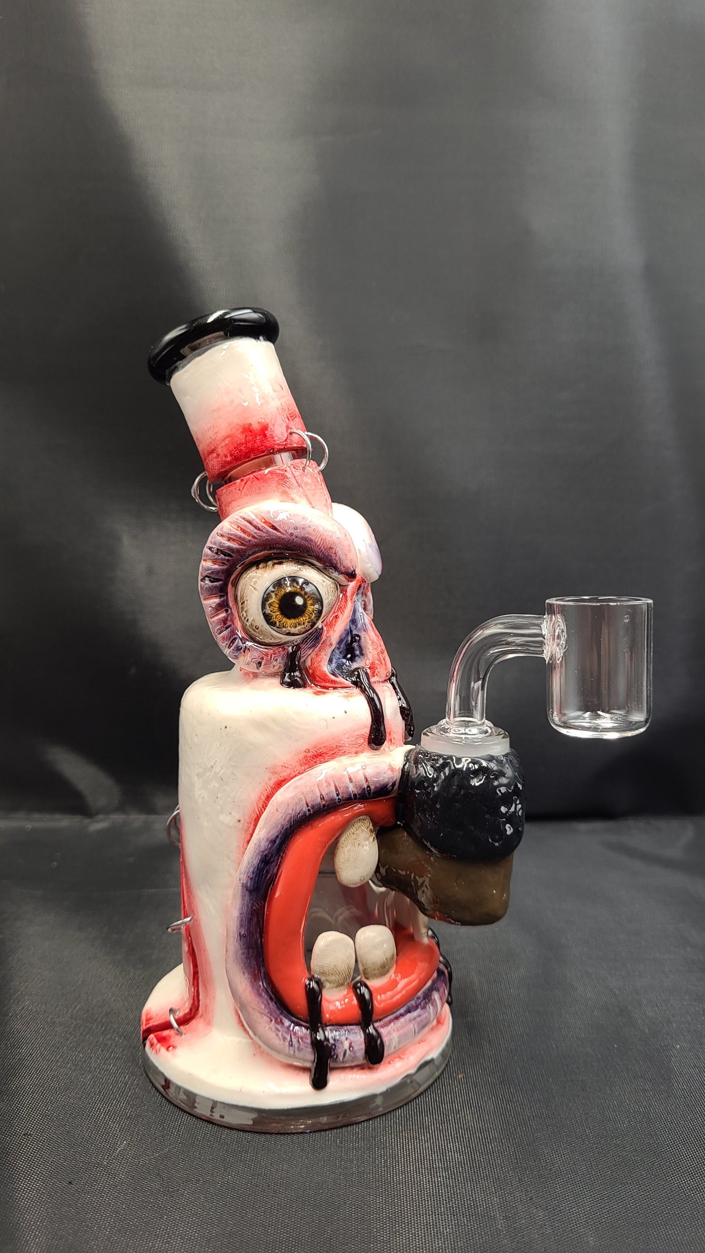 9" 3D Scary Monster waterpipe rig