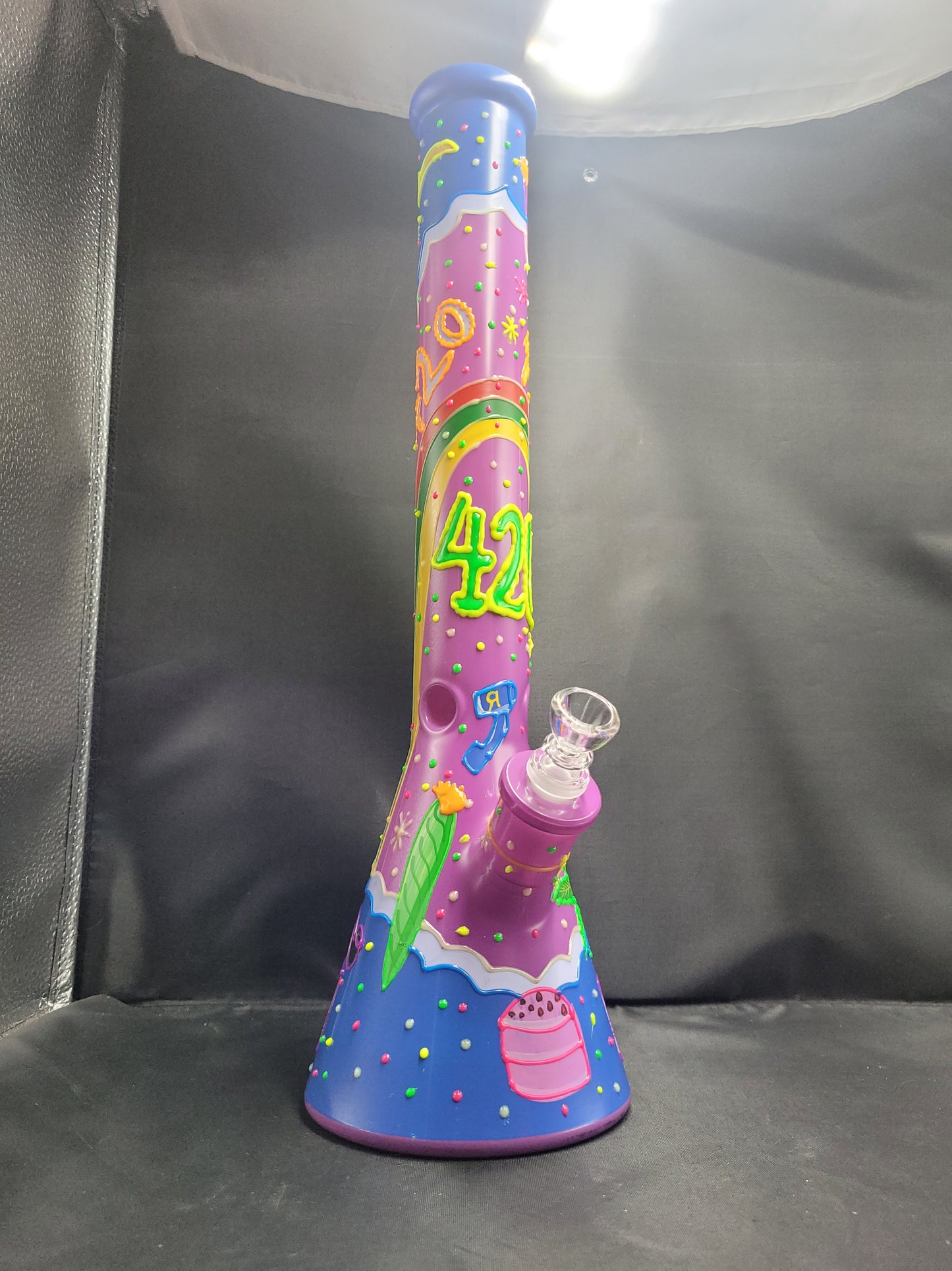 18" 420 Vibes Beaker  water pipe