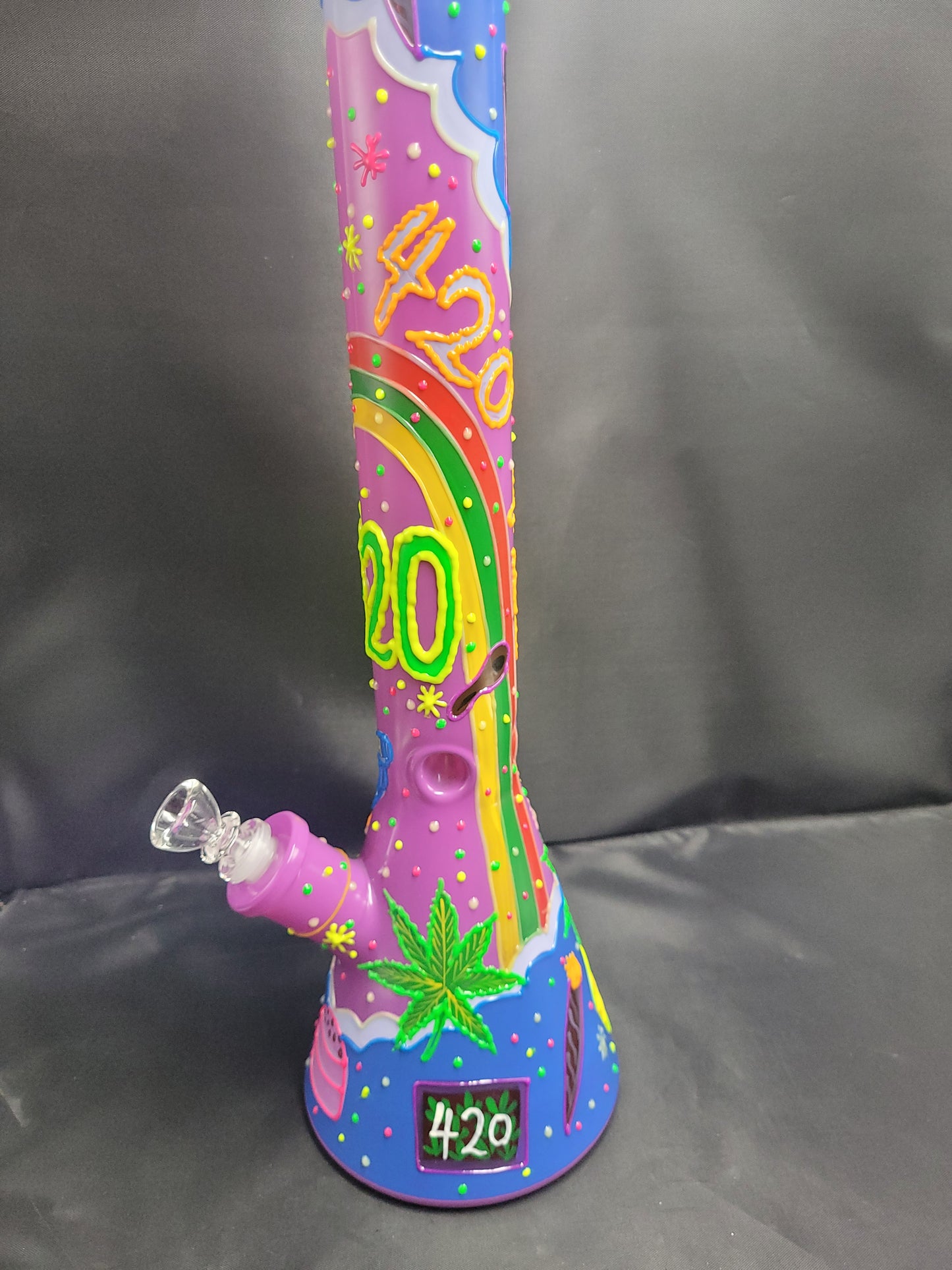 18" 420 Vibes Beaker  water pipe