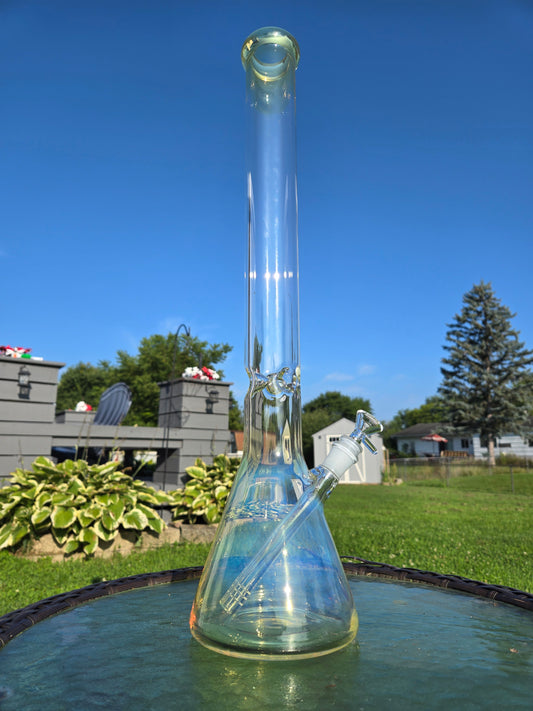22" Fumed Hand Blown Beaker waterpipe