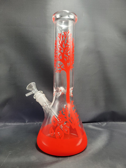 11" Growing Tree beaker waterpipe