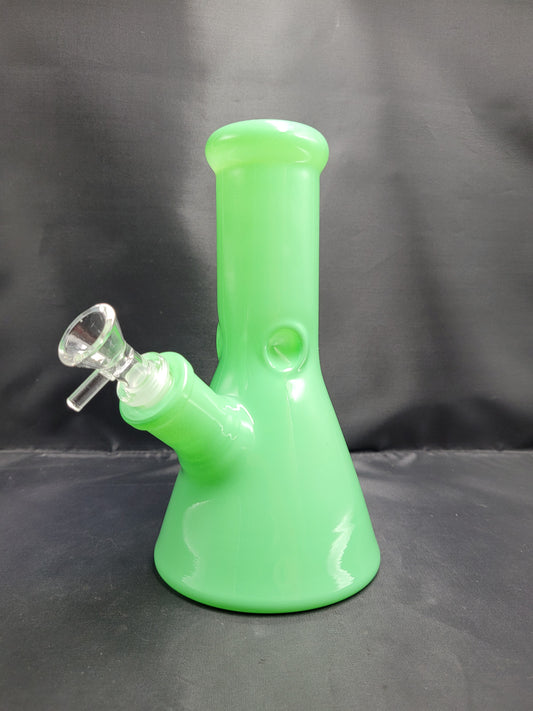 8" Super Thick 9mm Heady Beaker Waterpipe TG Glass