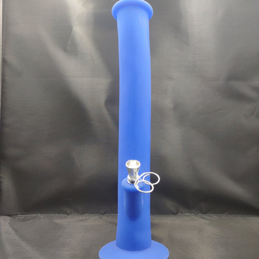Foldable silicone straight tube