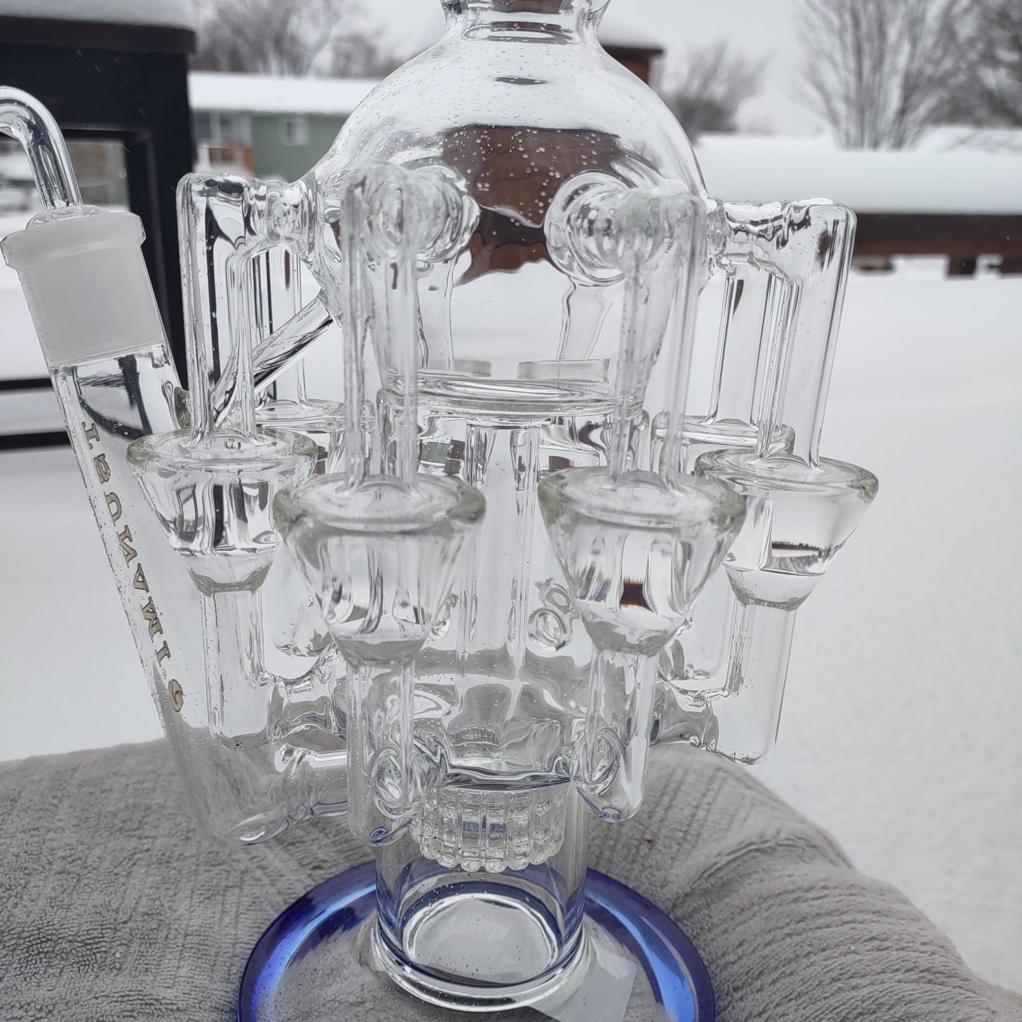 13" Tsunami 8 arm Showerhead recycler