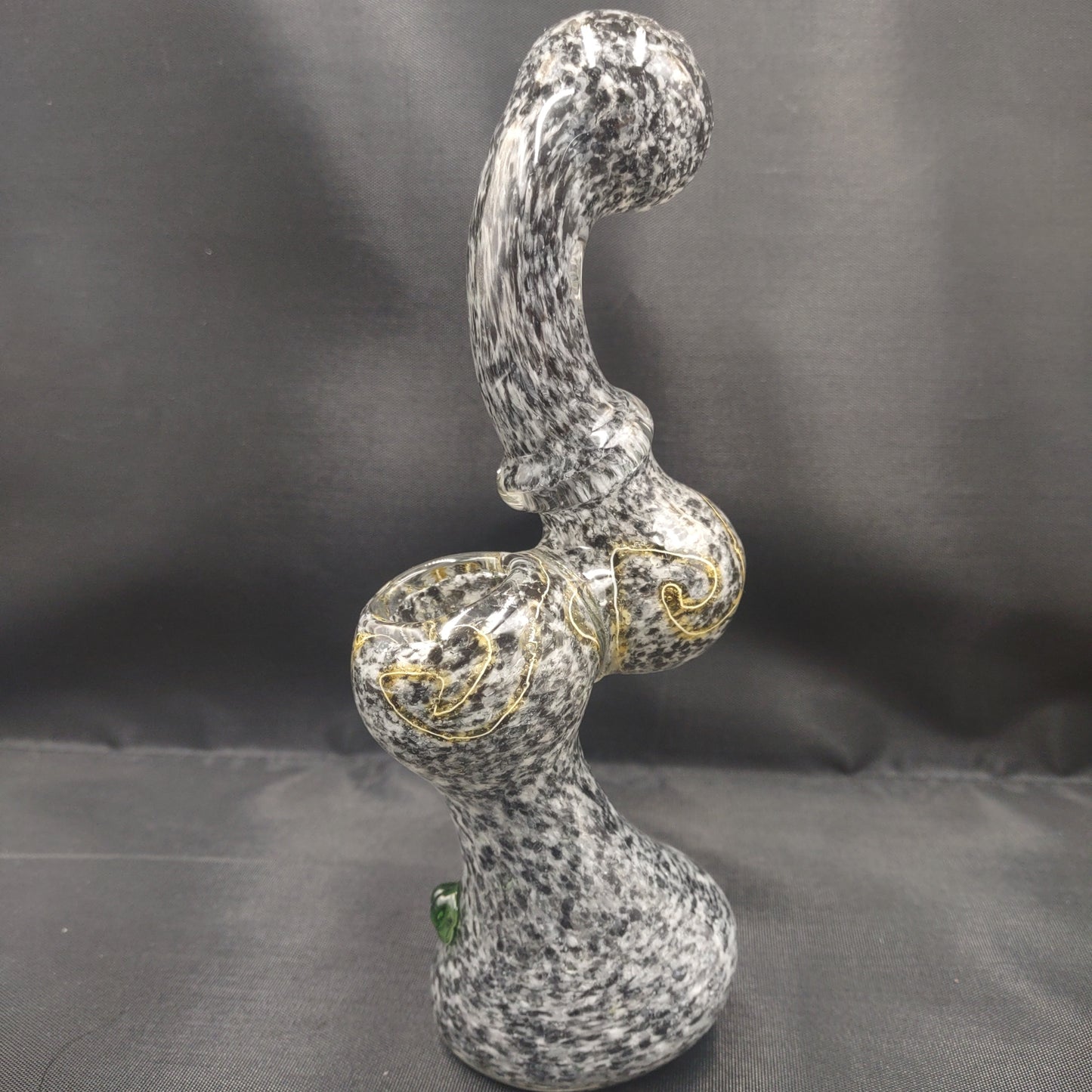 8" Zebra Frit Bubbler