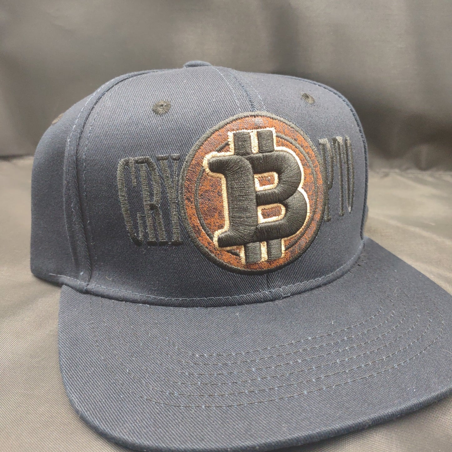 Snapback Hats Bitcoin Embroidered