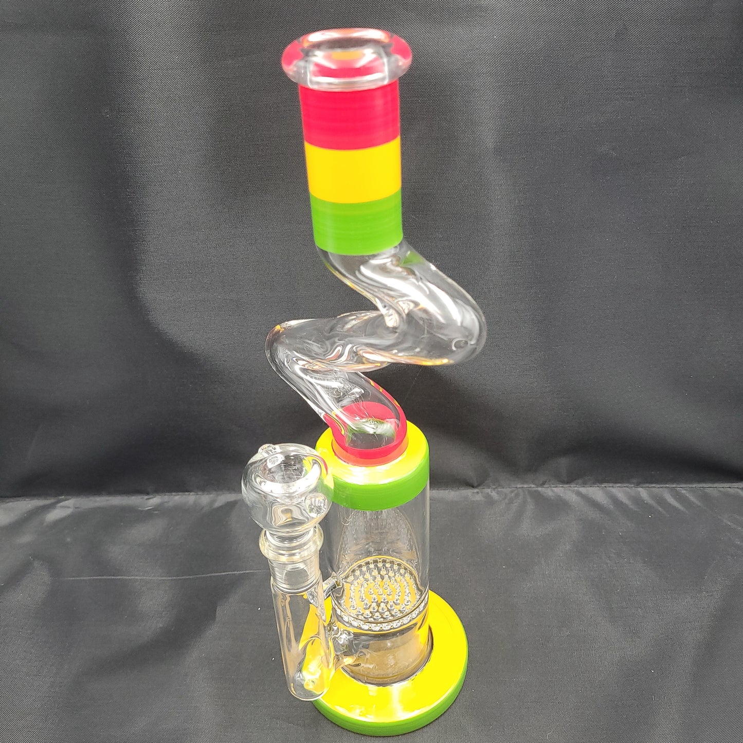 12" Rasta Honeycomb Zong bong