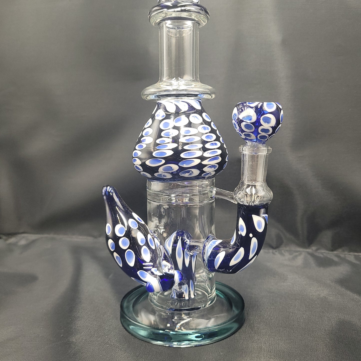 12" Fancy Peacock Bong