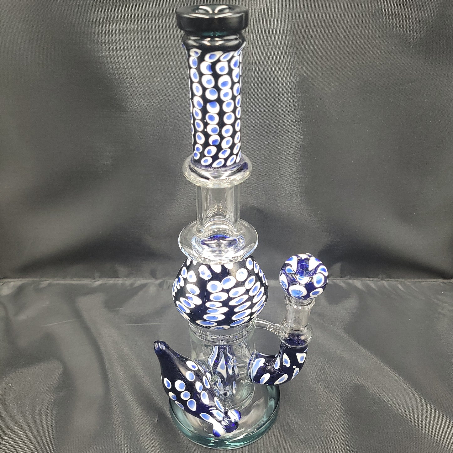 12" Fancy Peacock Bong