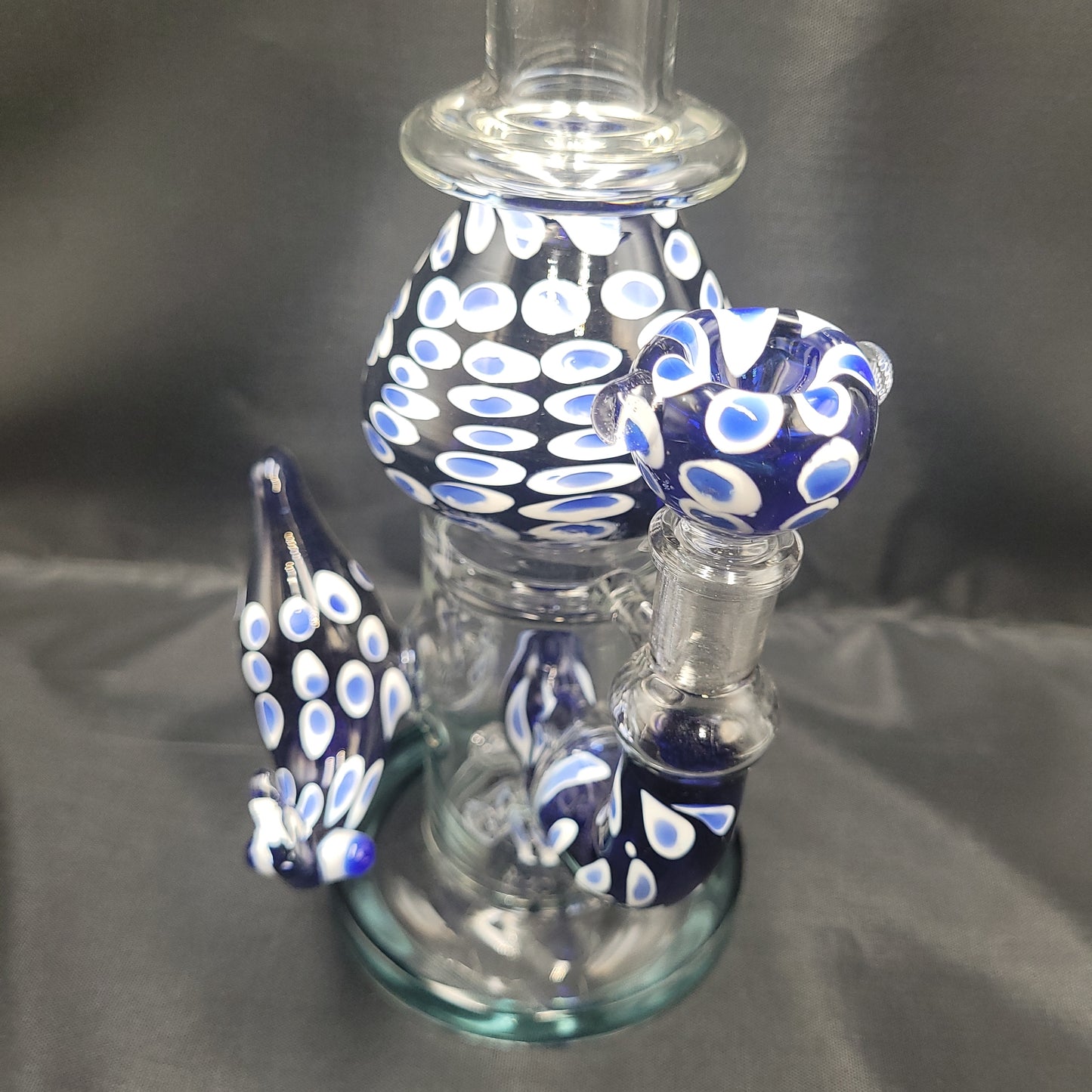 12" Fancy Peacock Bong