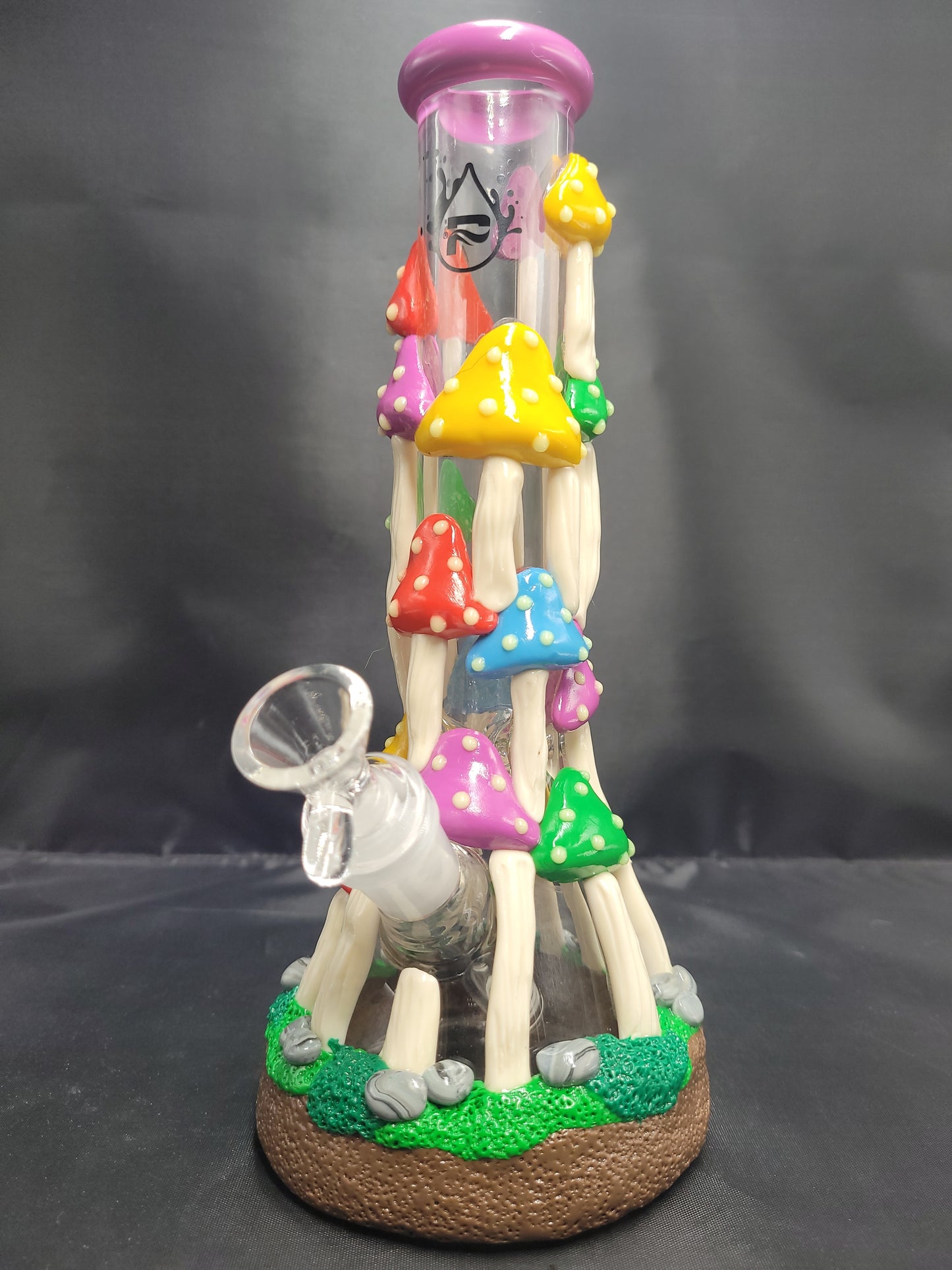 Pulsar Shroom Forest Beaker Water Pipe | 10.25" | 14mm F