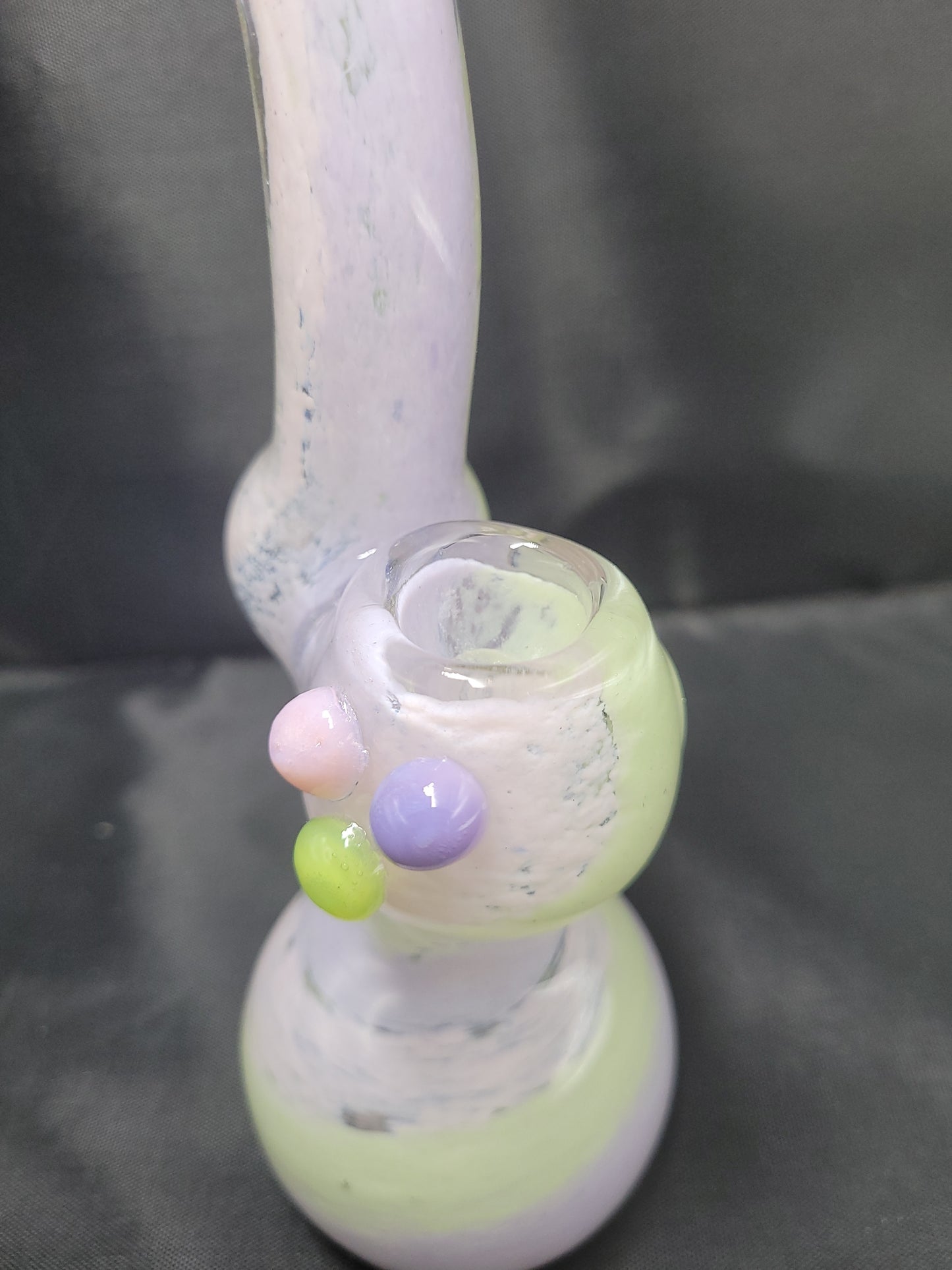 8" Slime Frit Bubble Gum Bubbler Approx 245 Grams