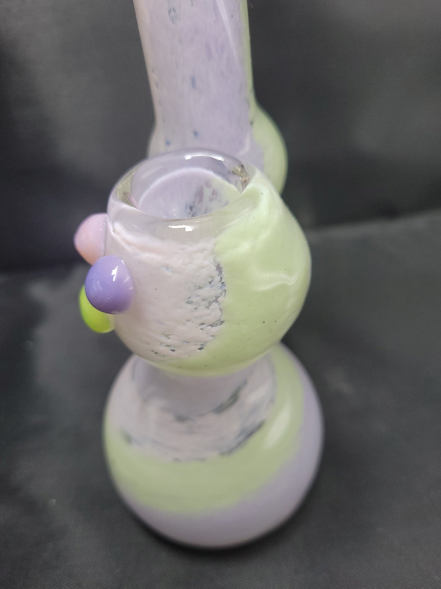 8" Slime Frit Bubble Gum Bubbler Approx 245 Grams