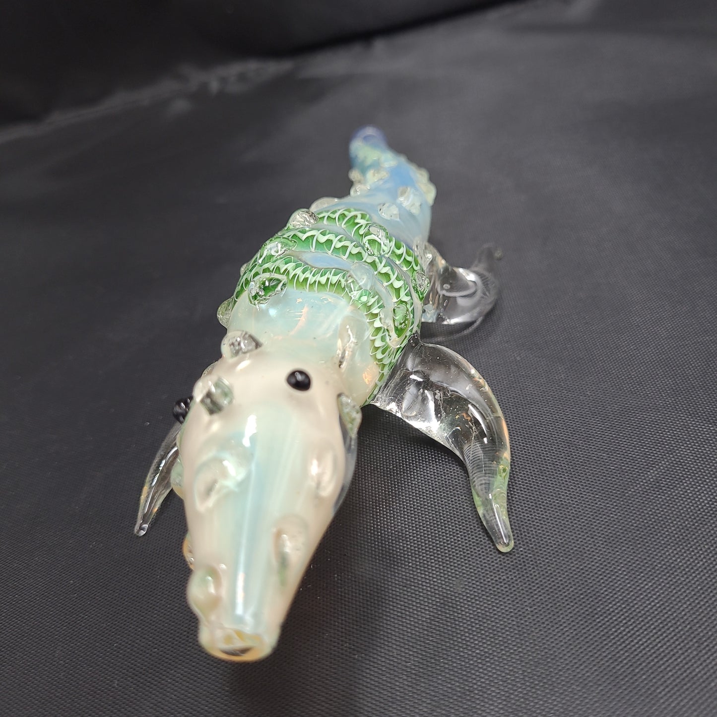 8" Lizard glass bowl pipe