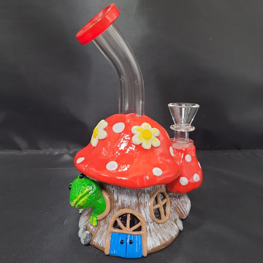 8" Shroom House water pipe