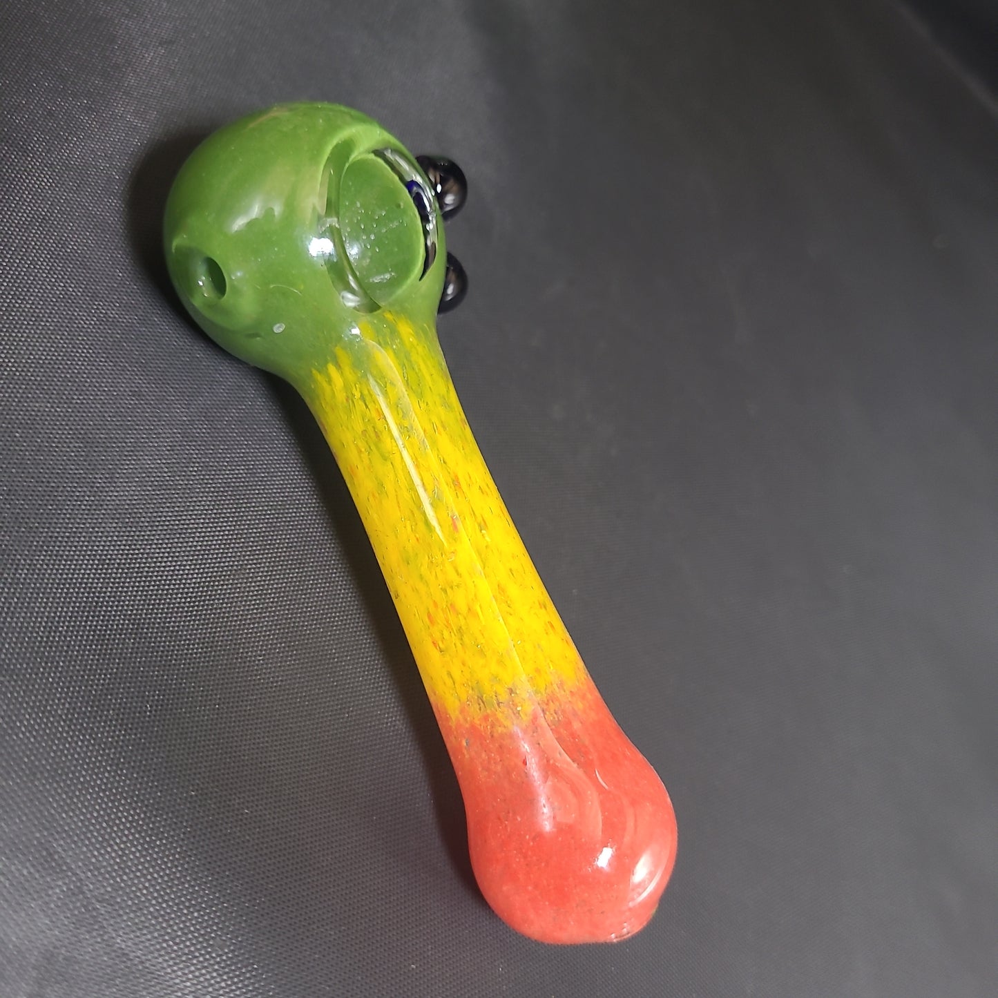 6" Tripple Dotted Rasta Grip bowl