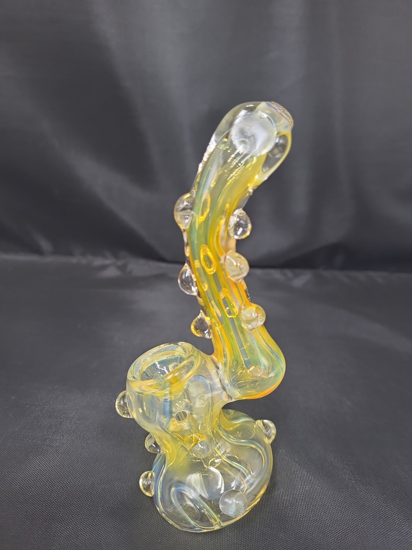 6" Gold Cactus Drip Bubbler