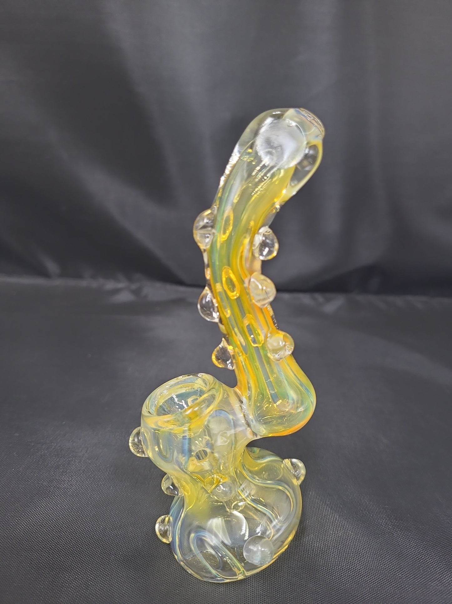 6" Gold Cactus Drip Bubbler