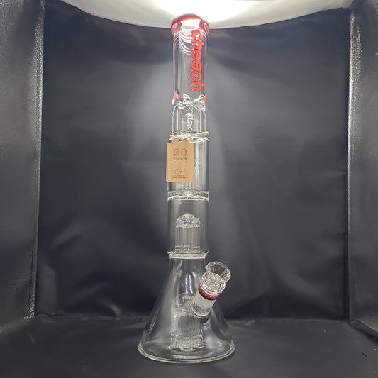 19" Cheech Bloody Hell Tripple Tree Beaker