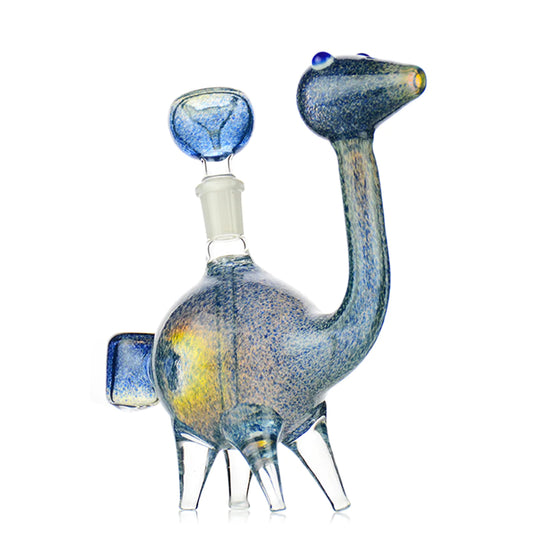 8" Dinosaur Water Pipe Frit Body Design