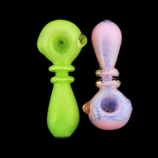 Slime Frit Rim Spoon Hand Pipe