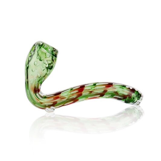 6" Glass Sherlock Quilted Design APROX 160 Grams