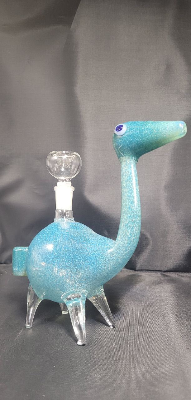 8" Dinosaur Water Pipe Frit Body Design