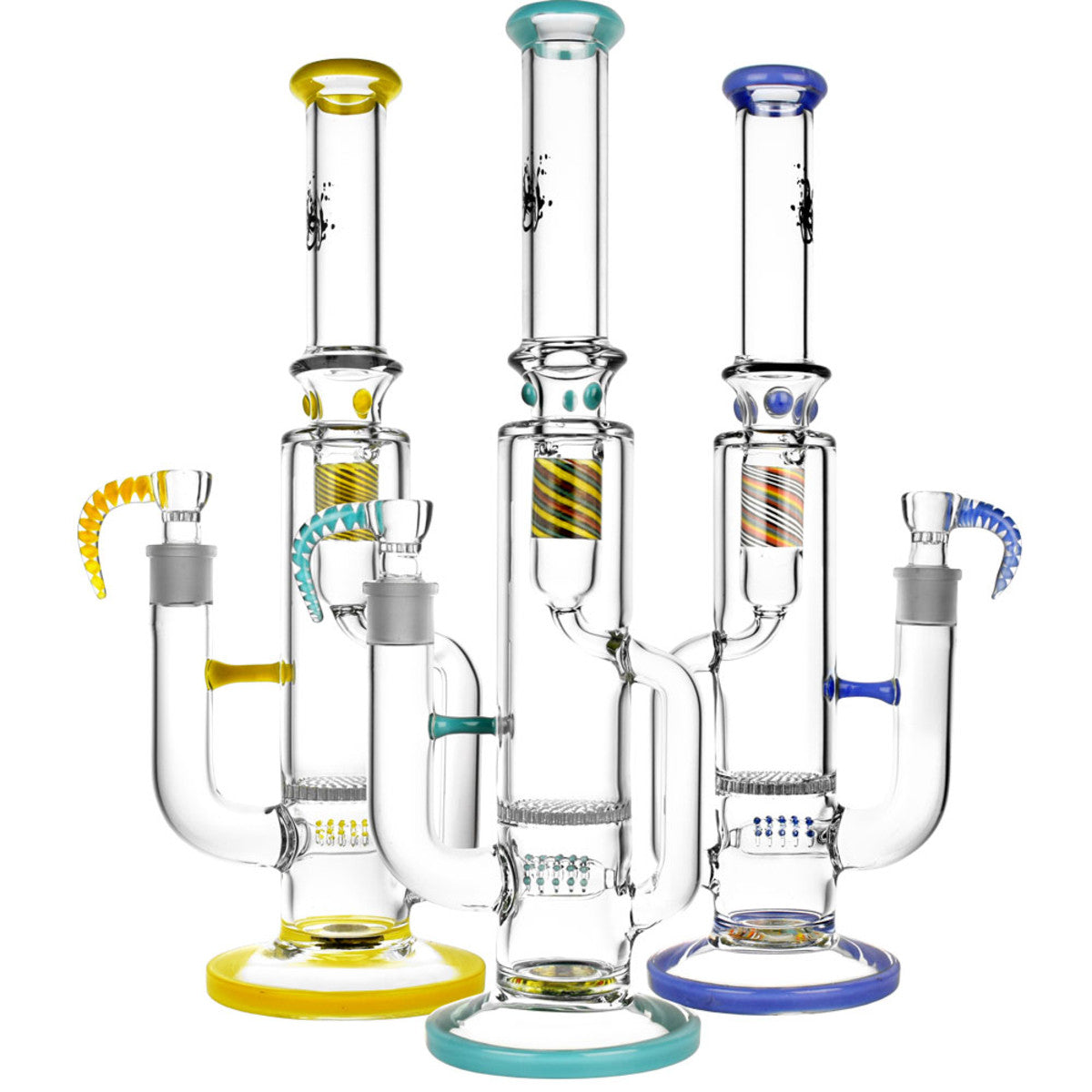 Pulsar Honeycomb Perc - 15" | 19mm F | Colors Vary